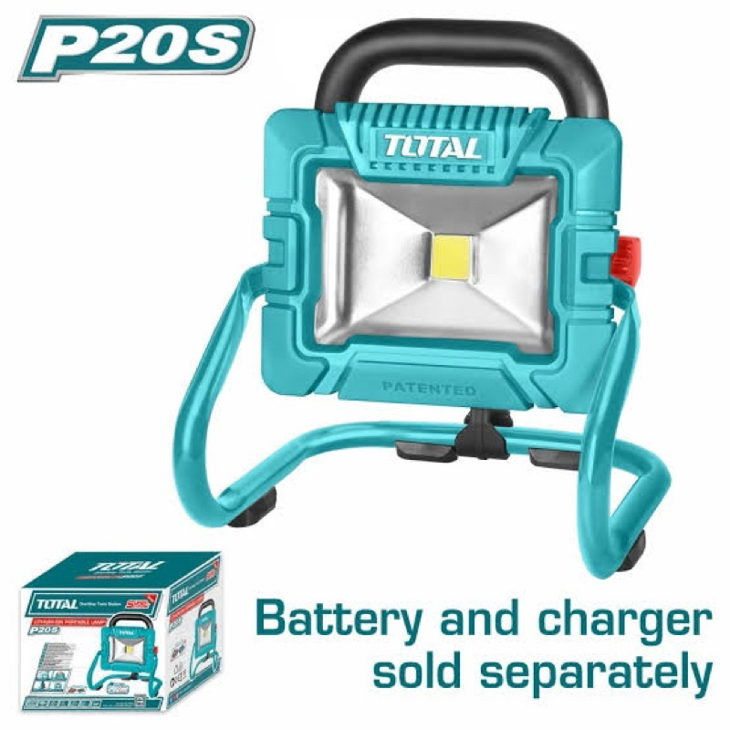 Total ไฟสปอร์ทไลท์ LED ไร้สาย 20 โวลท์ รุ่น TWLI2025,TWLI20258 ( Lithium-Ion Portable Lamp )