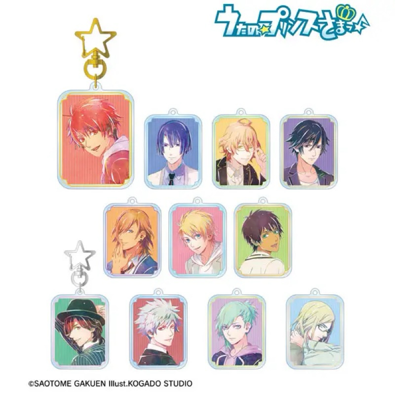 Uta no Prince sama (SET 01) เจ้าชายแห่งเสียง พวงกุญแจ อะคลิลิค ของสะสม เข็ดกลัด ป้าย ลิขสิทธิ์แท้ จากญี่ปุ่น