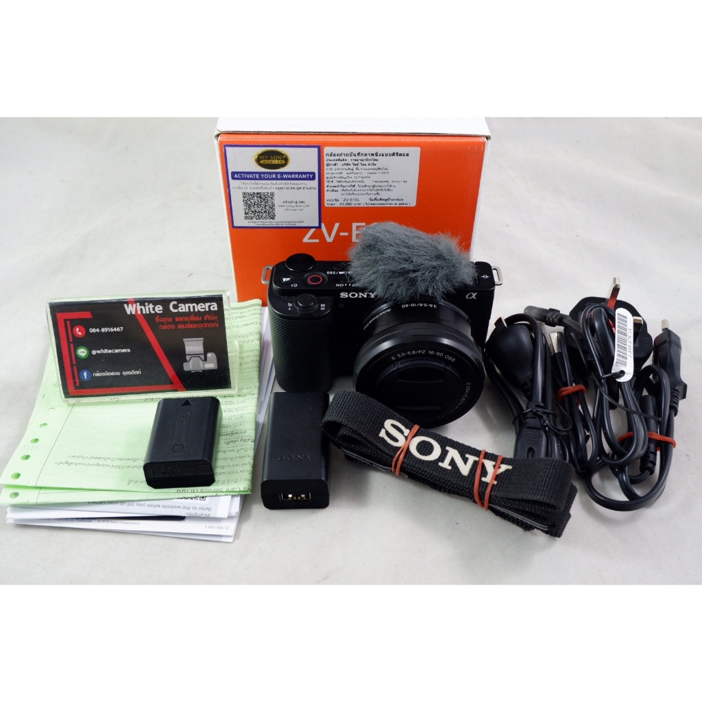 Sony ZV-E10 + เลนส์ 16-50 OSS มือสอง ZVE10