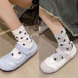 ถุงเท้าผู้หญิง jk จากญี่ปุ่น ถุงเท้านักเรียนสไตล์เกาหลี ลายด…