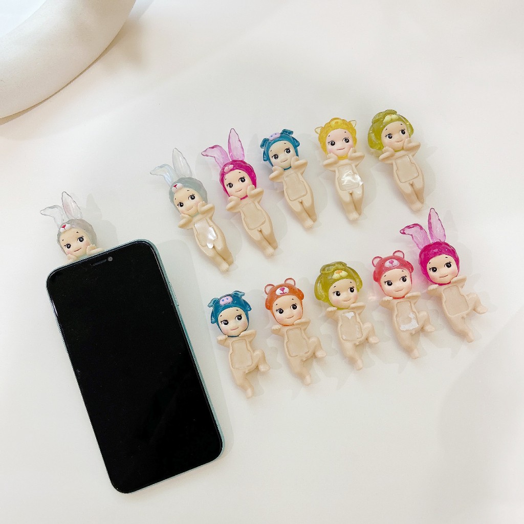【เกาะลูกอม1จุ่ม】ใหม่ sonny Angelกล่องพาสเทล การ์ตูนเกาะติดได้ทุกแบบ