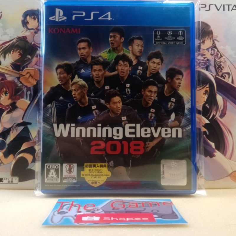 (PS4)​ เเผ่น​เกมส์​ PS4​ -​ PS5​ winning eleven 2018 (English)​ ภาษาอังกฤษ​ ZONE2​