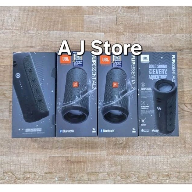 (ของแท้)(ประกันศูนย์) JBL Flip Essential 2 ลำโพงบลูทูธ กันน้ำระดับ IPX7 ใช้งานนานสูงสุด 10 ชั่วโมง