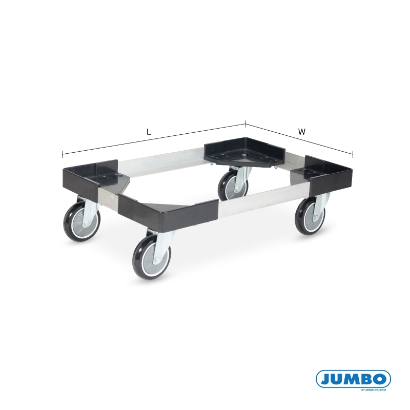 JenStore  JUMBO  ดอลลี่สำหรับลังพลาสติก ขนาดภายใน 615x430 มม. FDL-6142