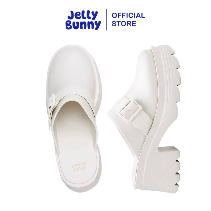 ส่งต่อ 👡รองเท้าส้นสูง Jelly Bunny สีครีม size38