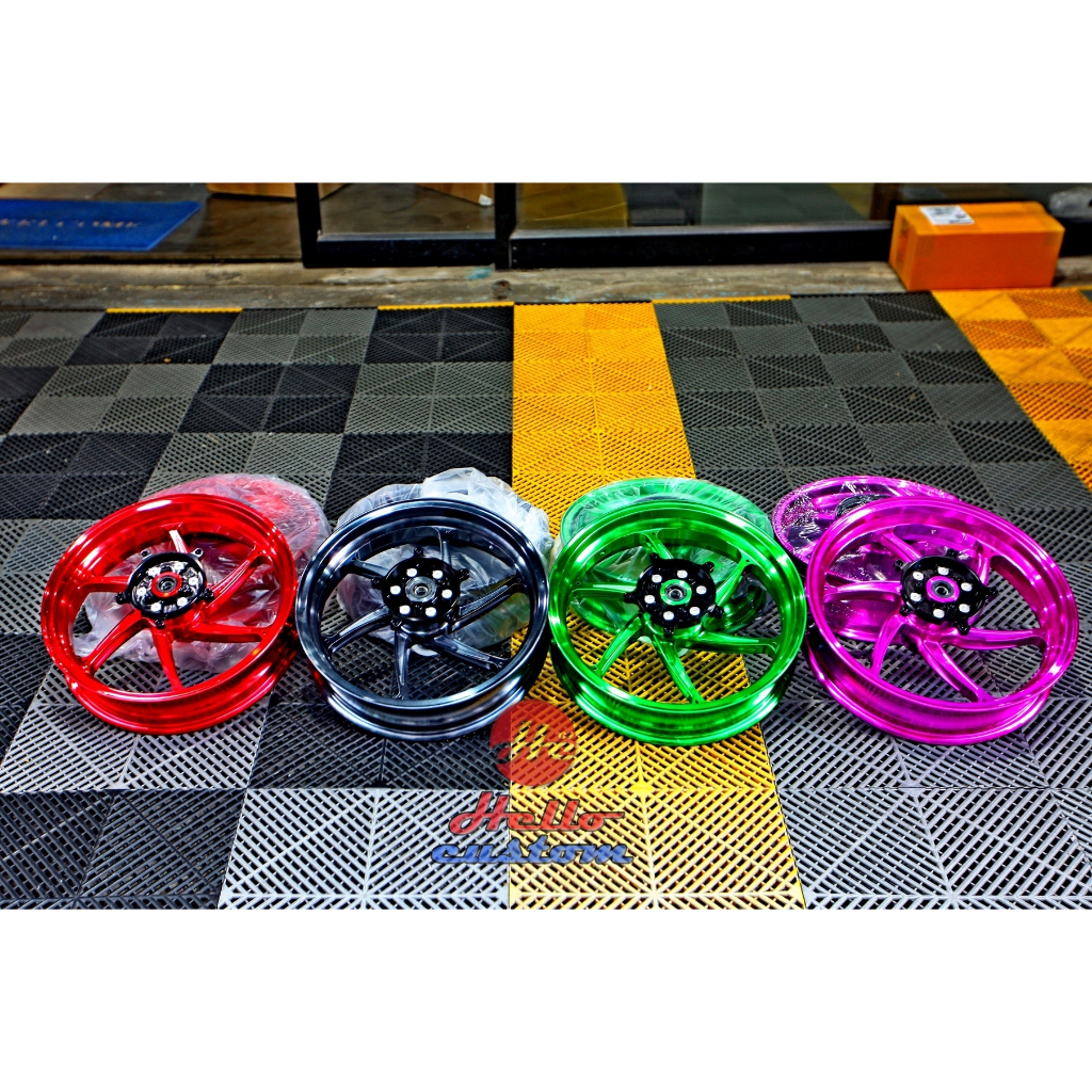 ชุดล้อ หน้าหลัง CNC XMAX 300 2017-2024 ล้อ XMax300 ทั้งแบบไดร์สี และ สีพาวเดอร์โค้ท (Powder Coating) - รูปที่ 2