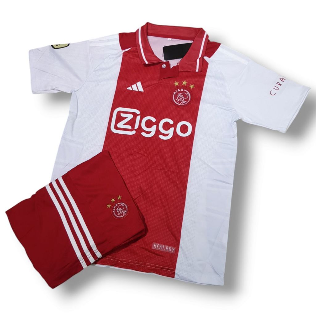 ชุดฟุตบบอล ทีมA JAX รุ่นใหม่ลา่าสุด 2024/25 ชุดผู้ใหญ่ ไซส์ M .L .XL. (เสื้อพร้อมกางเกง)
