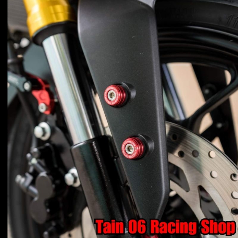 บูทรองน็อตยึดบังโคลนหน้า แบบ 4 ชิ้น / Aerox-155 / Mslaz-150 / MT15 / Nmax-155 ปี 2020 [GTR]

<p>“><center></p>
<h4></h4>
<p><p><font color=