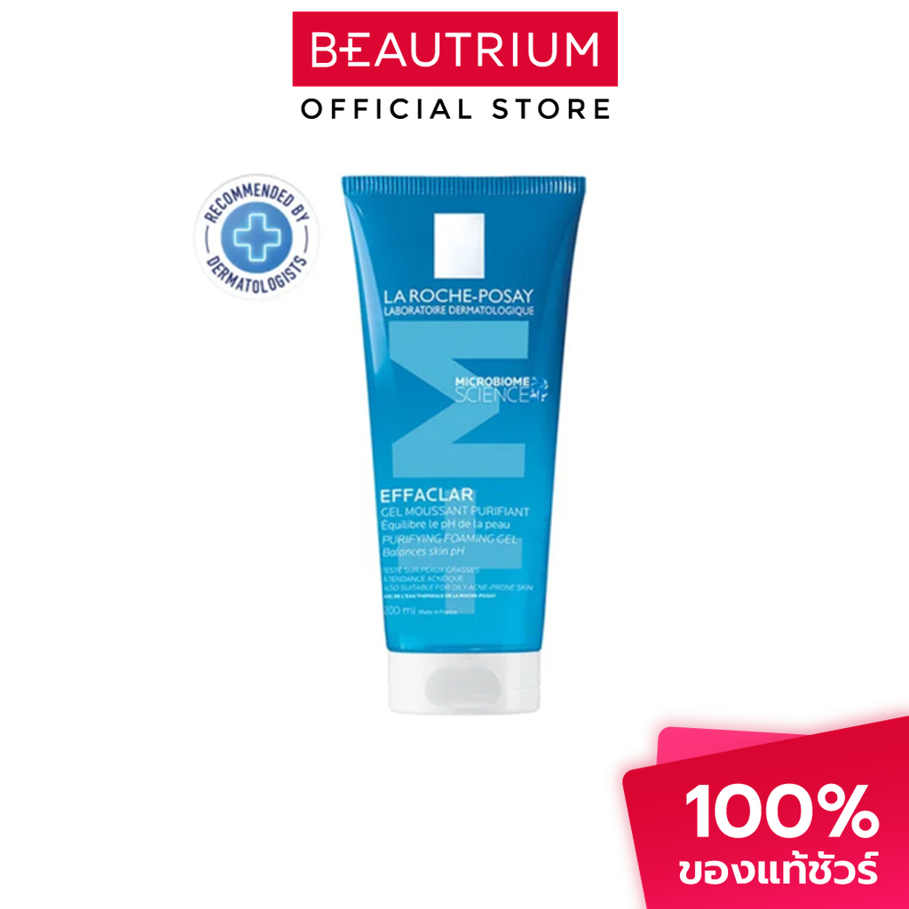 LA ROCHE-POSAY Effaclar Purifying Foaming Gel ผลิตภัณฑ์ทำความสะอาดผิวหน้า 200ml