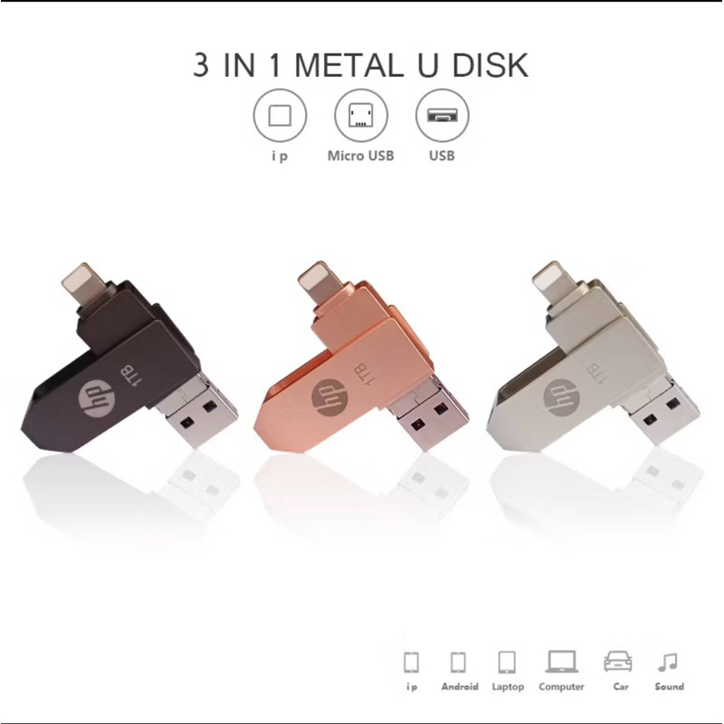 flash drive เก็บข้อมูลสำหรับ ios&android ความจุ 1tb