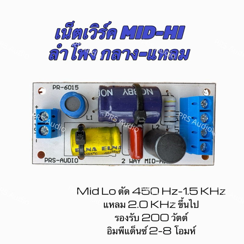 เน็ตเวิร์คกลาง-แหลมmid-hiรองรับ200วัตต์NewDiy
