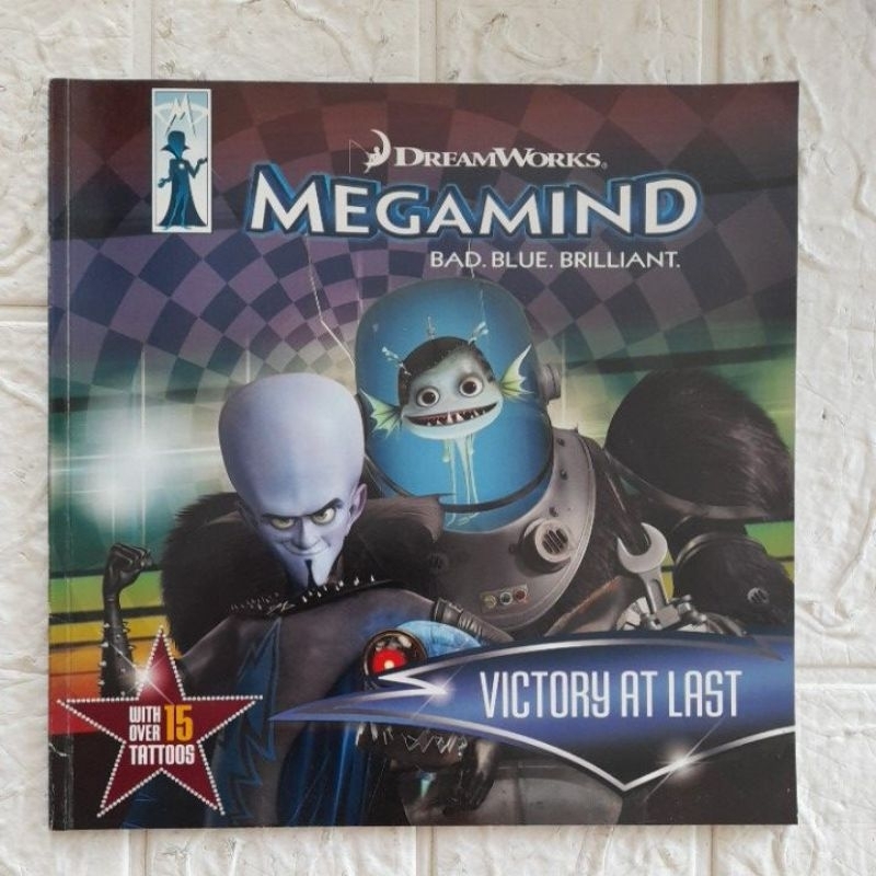 MEGAMIND BAD.BLUE.BRILLIANT. VICTORY AT LAST