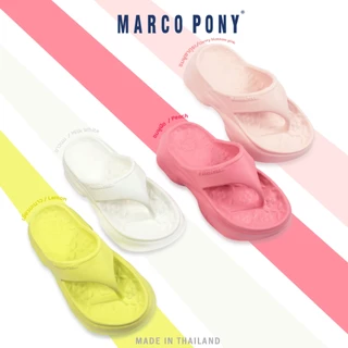Marco Pony รองเท้าส้นสูงผู้หญิง แฟชั่น รองเท้าแตะคีบ แฟชั่นฤดูร้อน กันลื่นและทนทาน วัสดุ EVA รองเท้าแตะฤดูร้อน MH9023