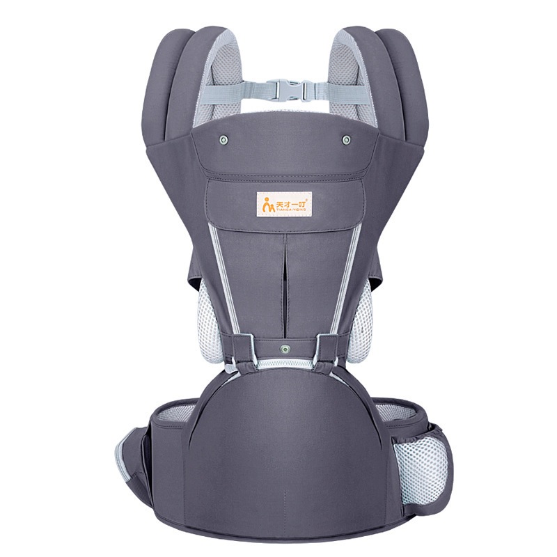 Genius Baby เป้อุ้มเด็ก Hip seat 6 in 1 ปรับนอนได้ กระเป๋าเป้เด็กผู้ให้บริการลูกน้อยจิงโจ้เด็กผู้ถือเครื่องมือถือสะพาย