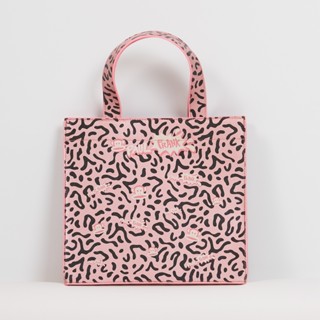 Paul Frank กระเป๋า JULIUS PINK TIGER STRIPED TOTEBAG