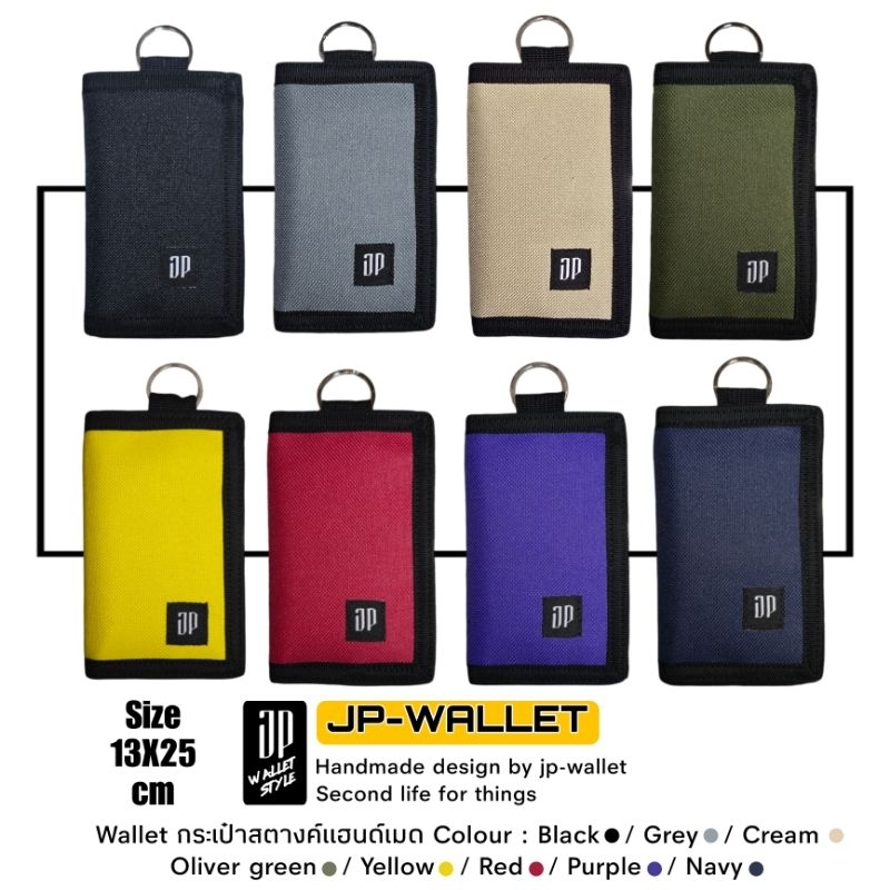 Wallet handmade กระเป๋าสตางค์แฮนด์เมด 3พับ Style street