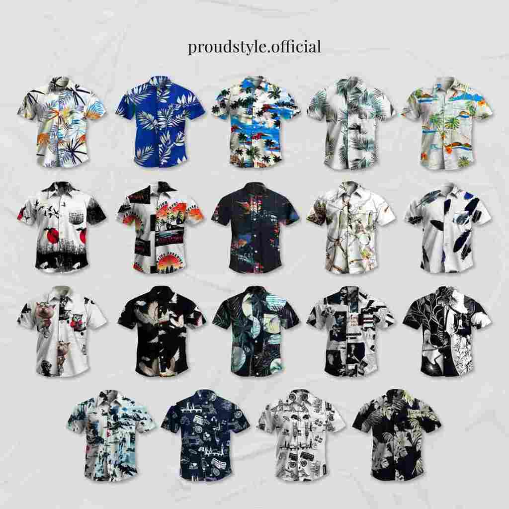รวมลาย เสื้อเชิ้ตฮาวาย เสื้อฮาวาย ผ้าไหมอิตาลี เสื้อเชิ้ต proud style