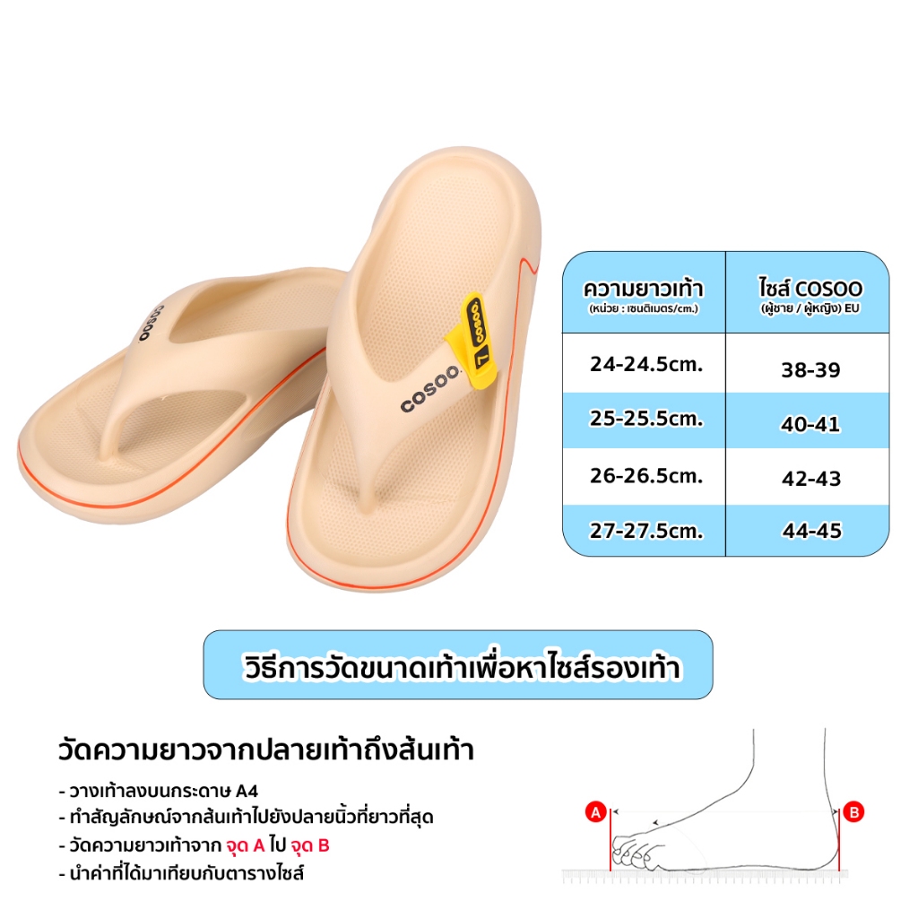 รองเท้าแตะ รองเท้าแตะลำลอง แบบหนีบ แฟชั่น กันลื่น นุ่มสบายเท้า สำหรับผู้ชายและผู้หญิง