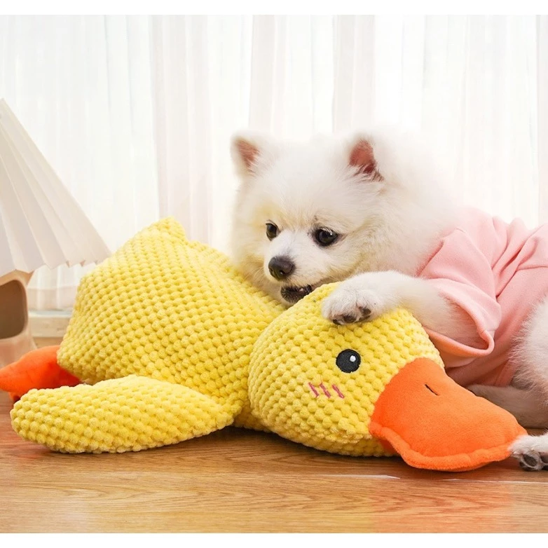 AL-1227 ตุ๊กตาเป็ดมีเสียง ของเล่นสุนัข ทนทาน สําหรับทําความสะอาดฟัน Duck Dog Toy สินค้ามาใหม่🔥 สินค้าพร้อมส่งในไทย thumbnail 5