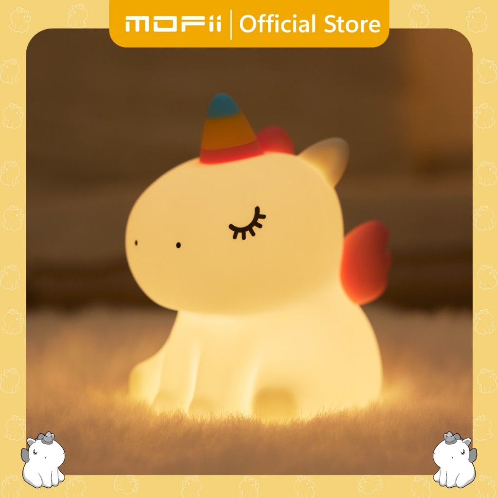 [ของแท้ รับประกันศูนย์ไทย]MOFii โคมไฟน่ารัก UNICORN ยูนิคอร์นน้อย ปรับระดับแสง ตั้งเวลาได้