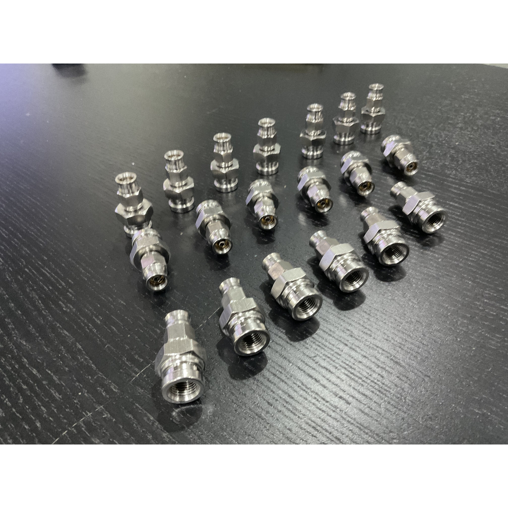 หัว ABS หัวสายเบรค เกลียว M10x1.0 ออก สายเบอร์ 3 แสตนเลส อย่างดี