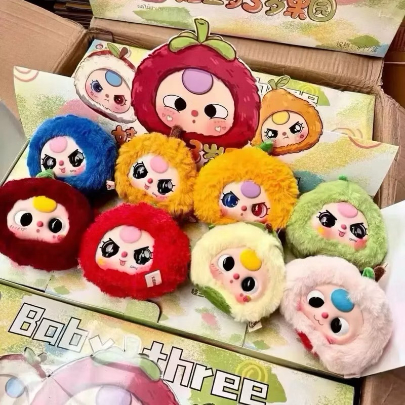 พร้อมส่ง Baby Three Fruits เบบี้ทีคอลผลไม้ ของแท้ 100% ตุ๊กตาโมเดล มีซองซีนพร้อมการ์ดเช๊ค ลุ้นซีเครท