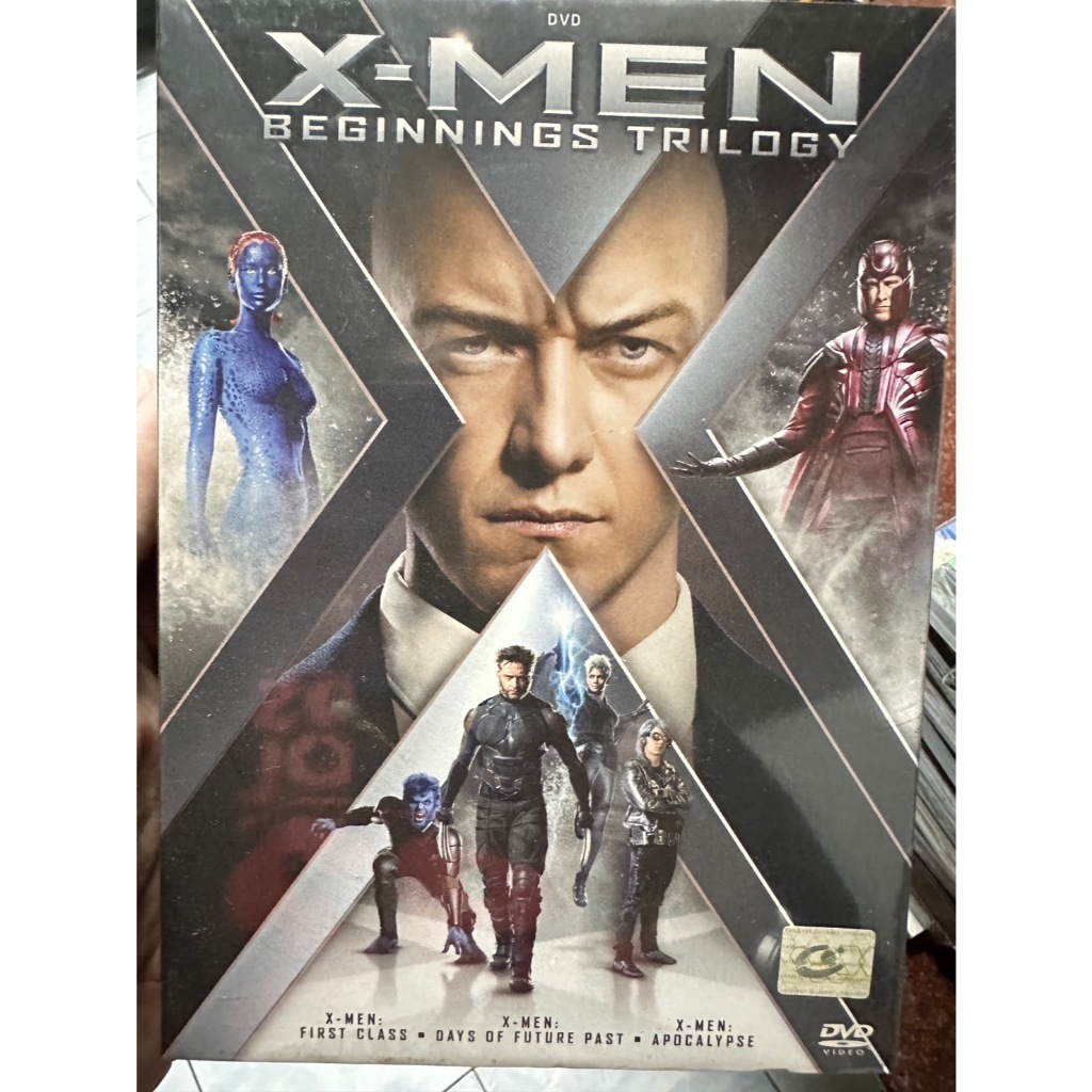 DVD 3 Part 3 Disc : X-Men Beginnings Trilogy X-Men : First Class , X-Men : Days of Future Past , X-M