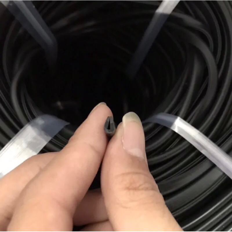 ยางกันบาด ยางเสียบกระจก ยางขอบสเกิร์ต ร่องแบบตัว U