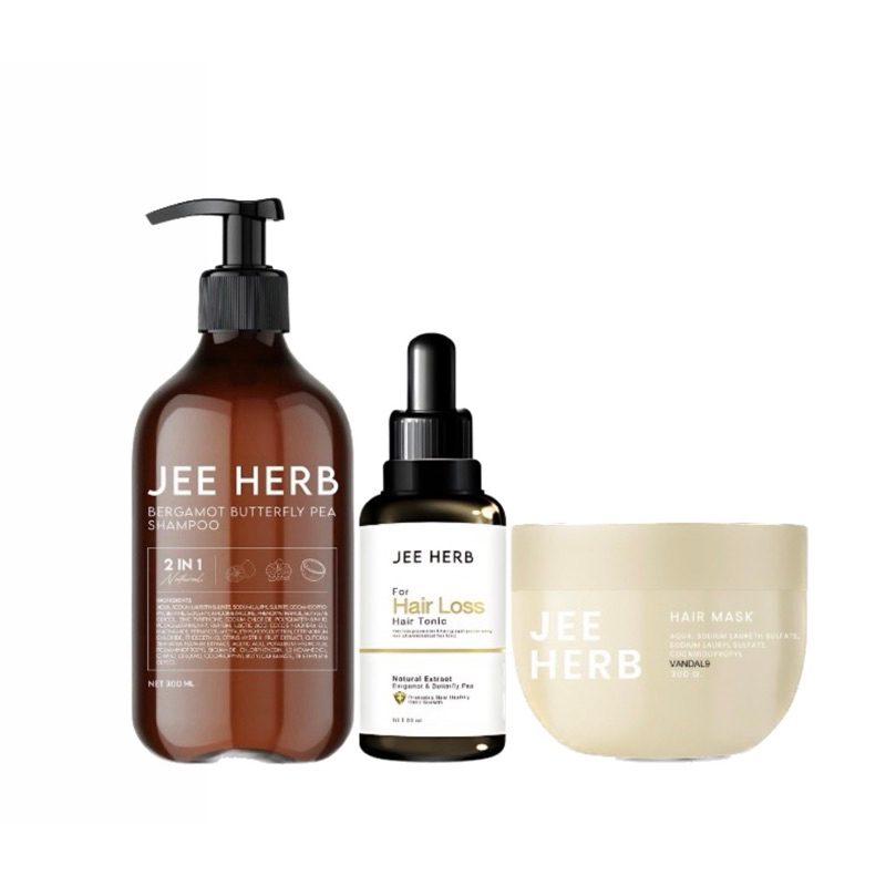 Jee Herb จีเฮิร์บ มะกรูดอัญชัน ลดผมร่วง ผมร่วง รังแค คันหนังศรีษะ นุ่มลื่น
