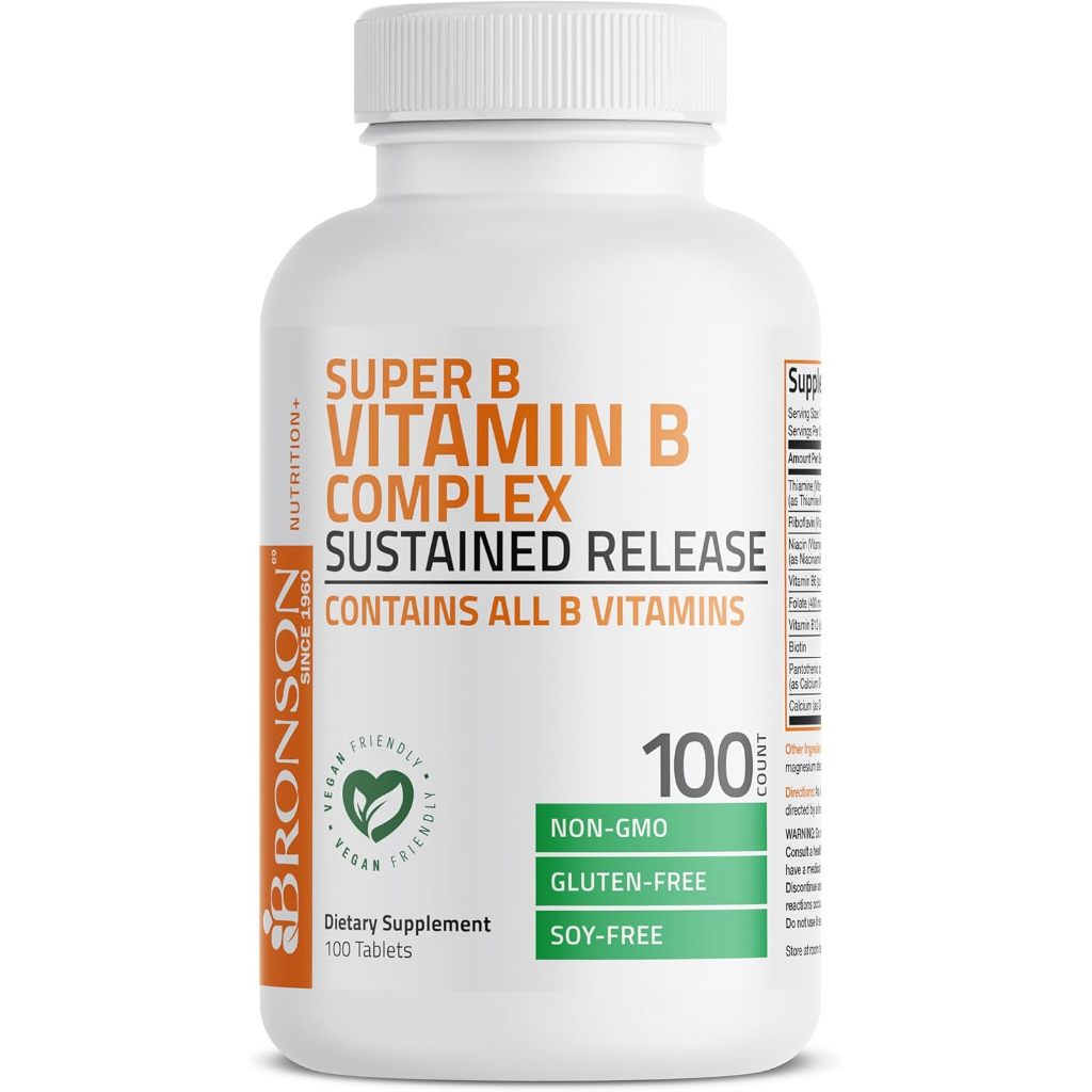 ซูปเปอร์บี วิตามินบีรวม Super B Vitamin B Complex (Vitamin B1, B2, B3, B6, B9 - Folic Acid, B12) Con