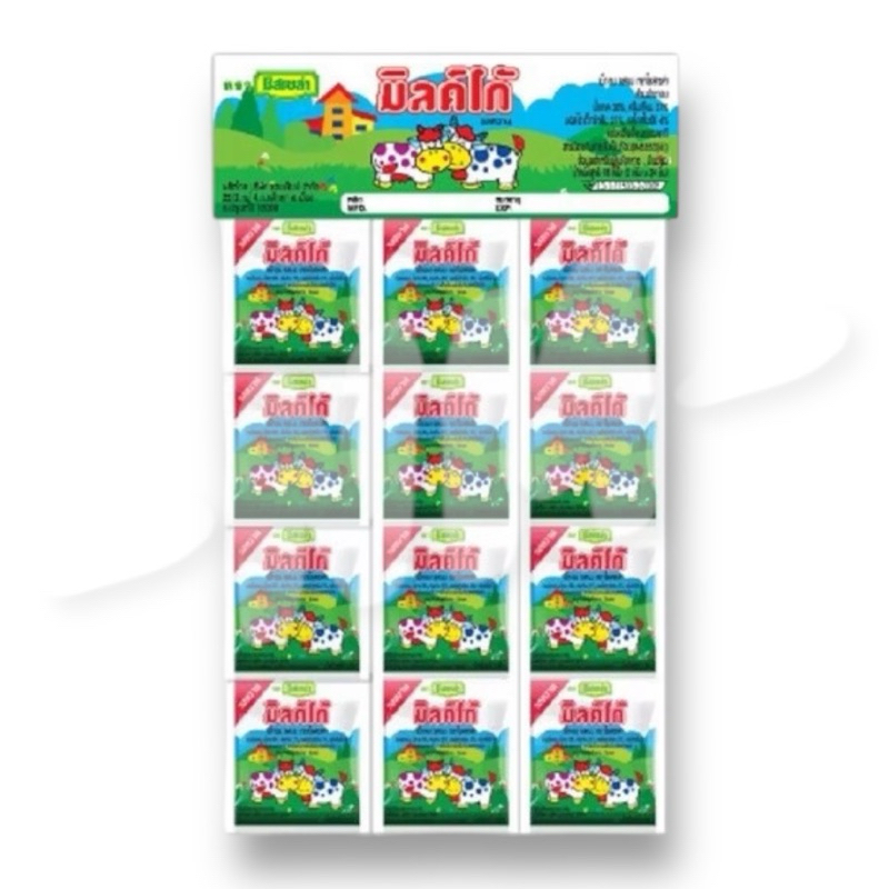 (ขนมยุค 90's) นมอัดเม็ด นมเม็ด MILKO มี 24 ซอง