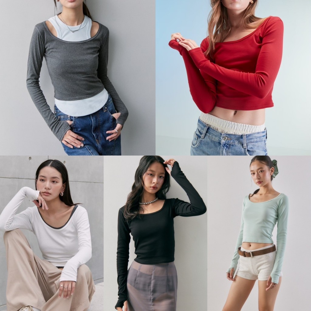 TRES MADE เสื้อแขนยาว Gail Long Sleeve