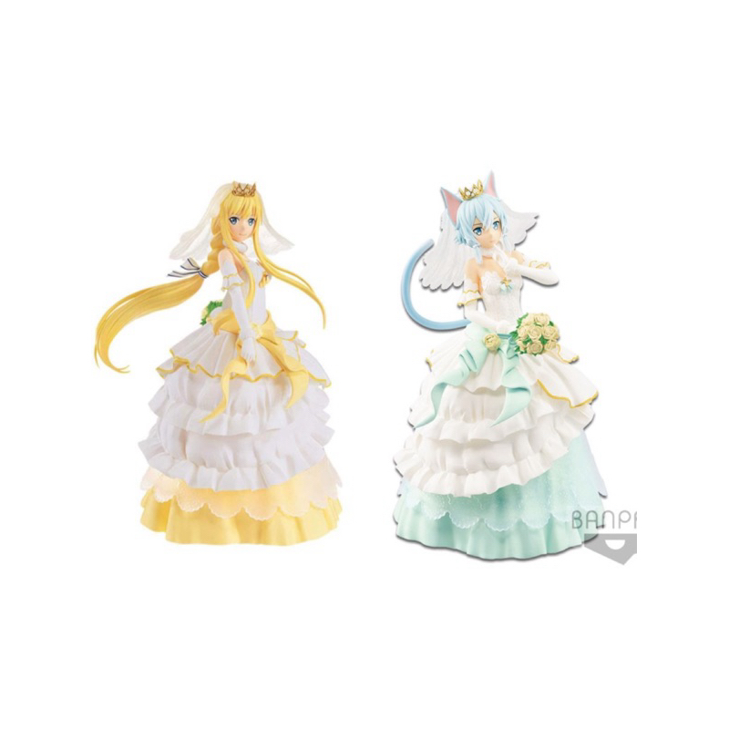 งานแท้ มือ 1 Sword Art Online code register Wedding EXQ figure BANPRESTO - Alice Sinon SAO ชุดแต่งงา