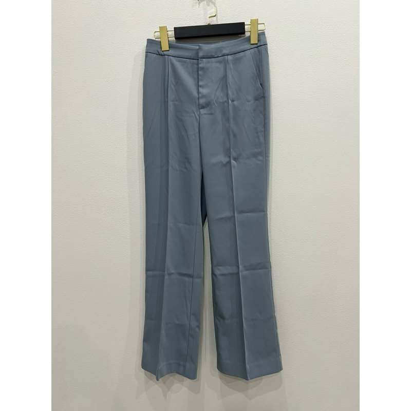 กางเกงขายาว ทรงขาม้า สีฟ้าอมเทา แบรนด์ fufala ไซส์ S ของใหม่✨