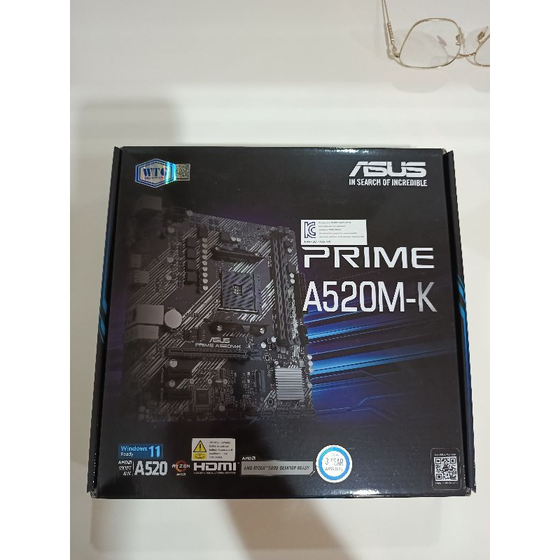 เมนบอร์ด AM4 ASUS PRIME A520M-K (มือสองสภาพดีมาก)