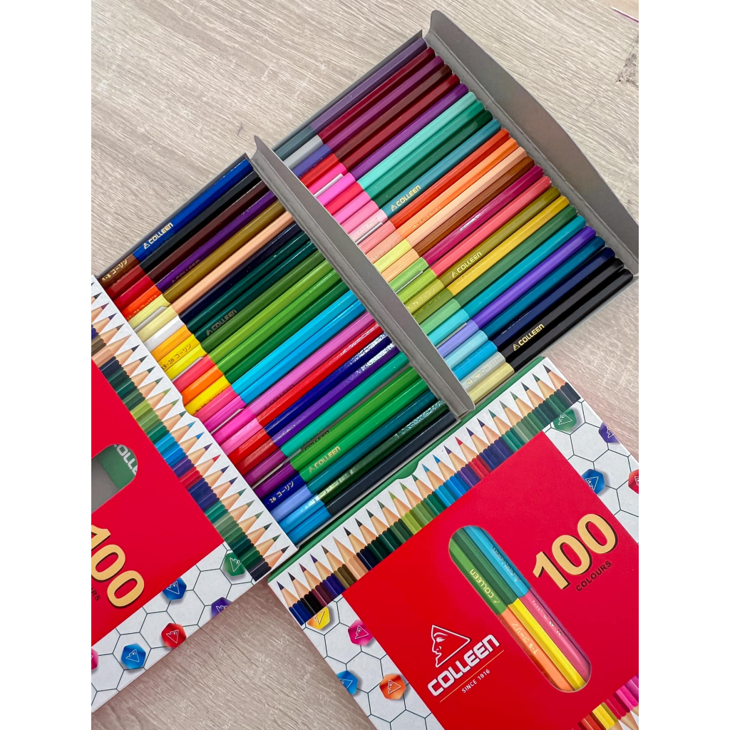 COLLEEN สีไม้คอลลีน 100 สี (ของแท้ 100 %)