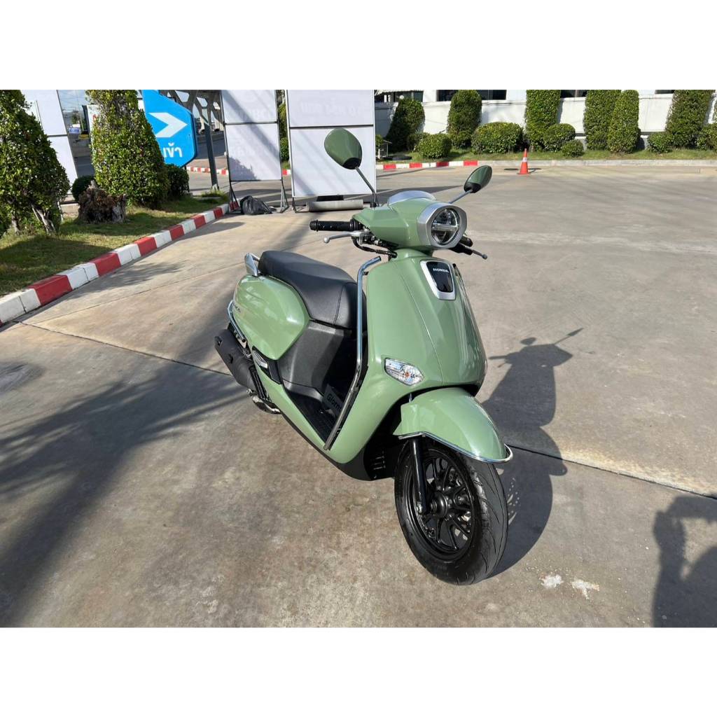 กันล้ม/แคชบาร์ สีโครเมี่ยม ตรงรุ่ง Honda Giorno N