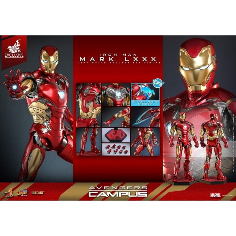 Hot Toys CMS018D60 Avengers Campus : Iron Man Mark LXXX Disney Exclusive **limited 2,000 units in selected market**
