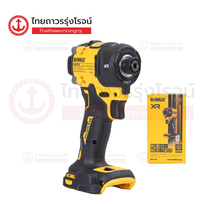 DEWALT DCF870  บล็อกไร้สาย 1/4นิ้ว 20v 56nm BLM รุ่น DCF870 (เครื่องเปล่า)* กล่องกระดาษ |ชิ้น| TTR S