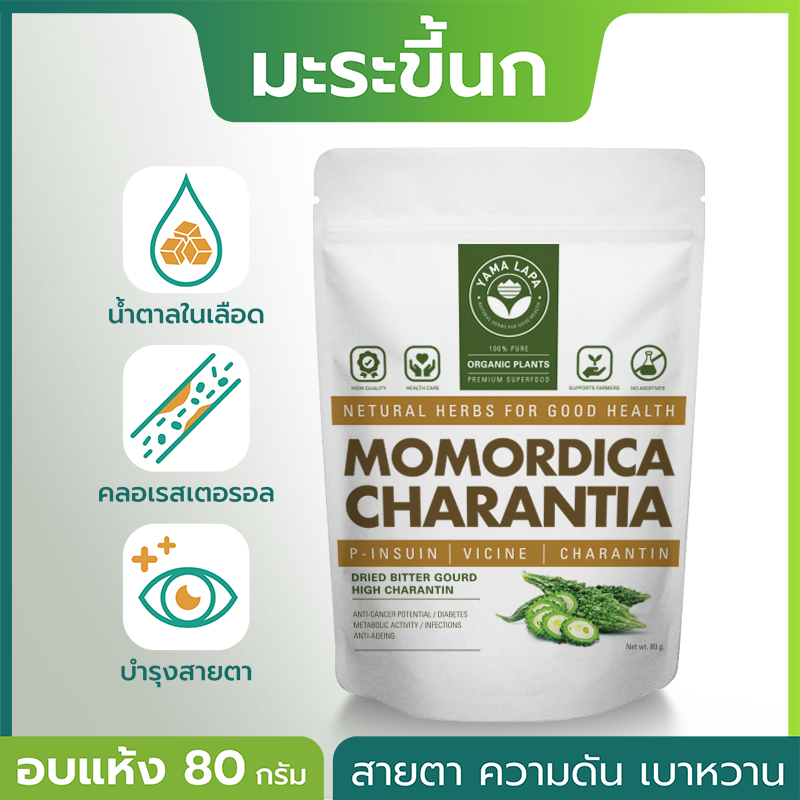 ชา มะระขี้นก อบแห้ง Momordica Charantia ชาร้อนและสมุนไพร เพื่อสุขภาพ