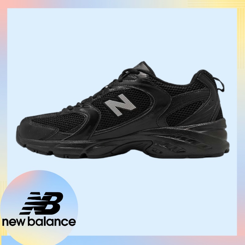 New Balance NB 530 รองเท้าวิ่งส้นเตี้ยระบายอากาศได้ดี unisex สีดำ