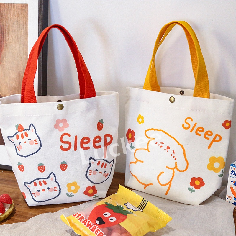 กระเป๋าผ้า กระเป๋าถือ ถุงผ้า Tote Bag ผ้าแคนวาส GF