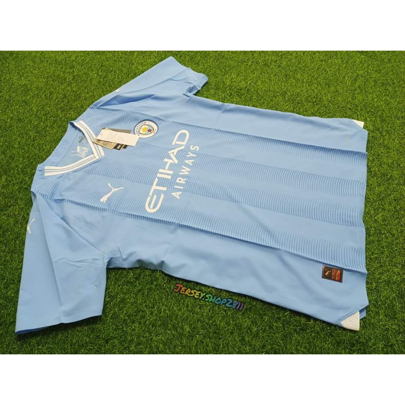 PUMA เสื้อฟุตบอลแท้ ทีมแมนซิตี้ 🔵ชุดเหย้า ปี 2023/24 เสื้อแมนซิตี้ ManchesterCity