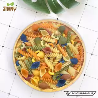JINNY เส้นพาสต้าผักแบบผสม Mix Pasta เส้นพาสต้าเด็ก อาหารเด็ก 8 เดือนขึ้นไป