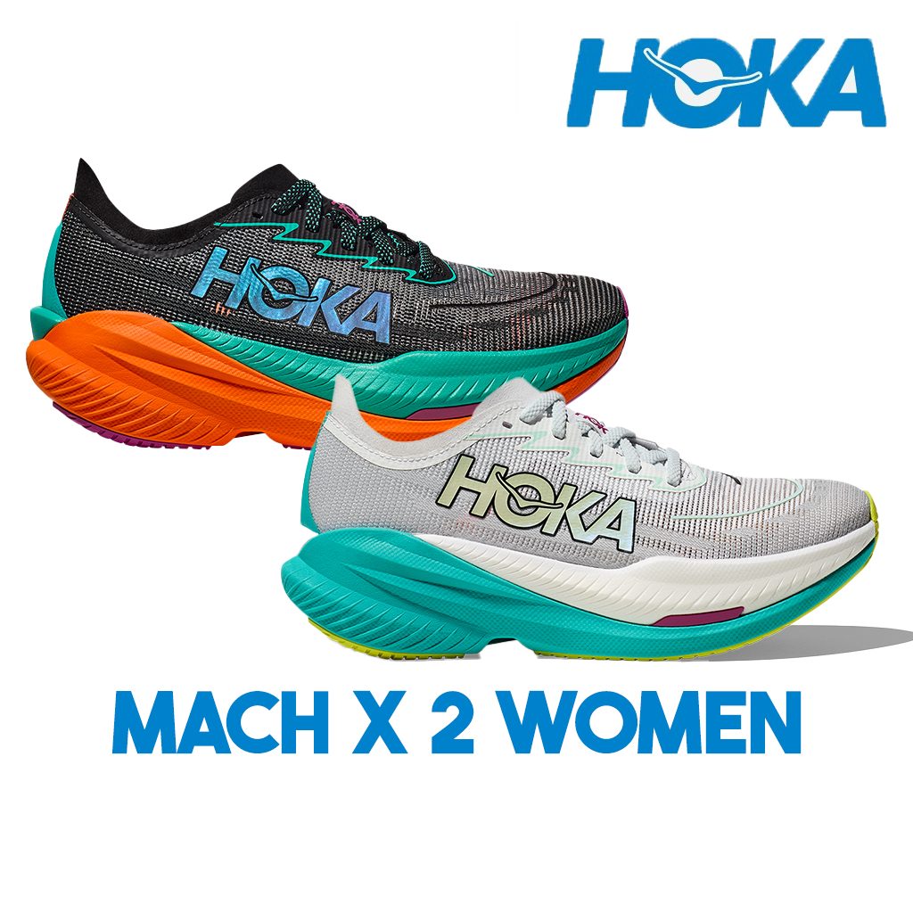 Hoka Mach X 2 Women รองเท้าวิ่งที่ออกแบบมาเพื่อการทำความเร็ว เหมาะสำหรับการแข่งขัน