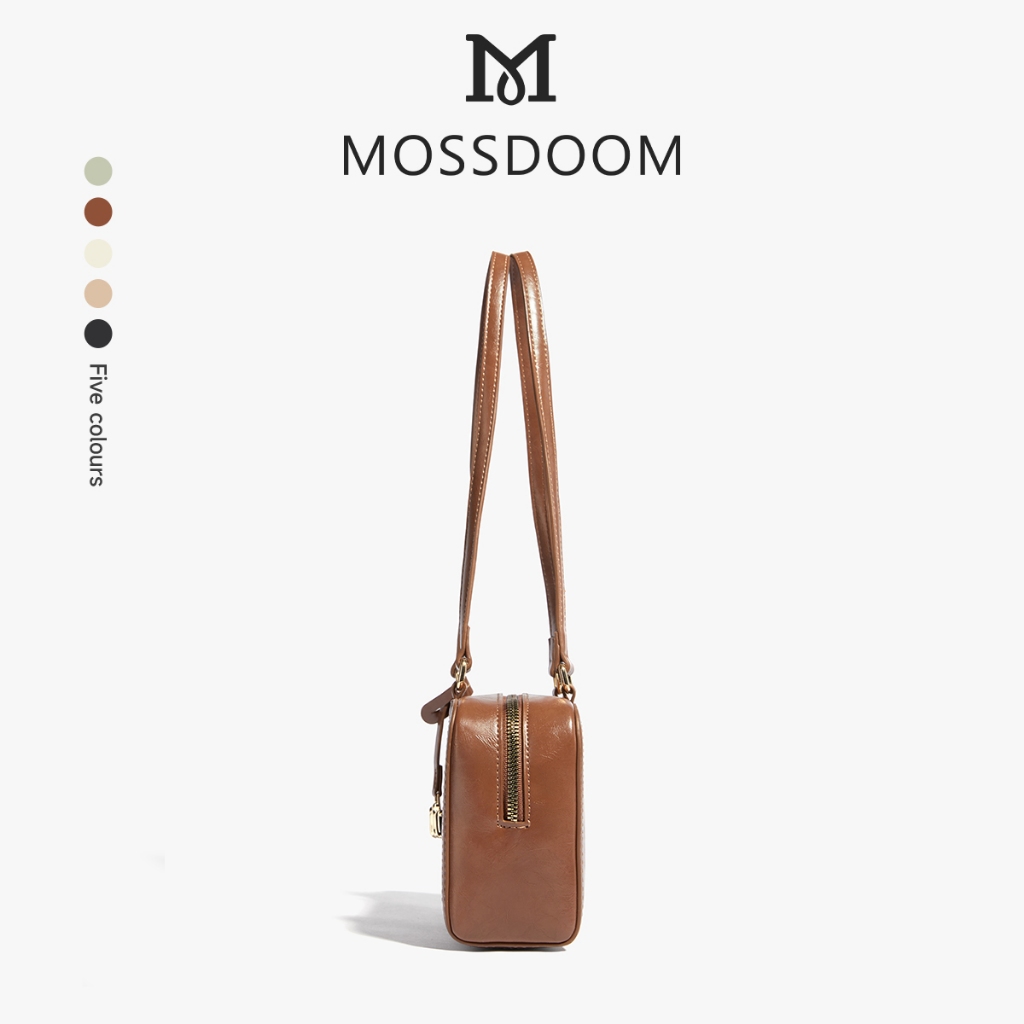 MOSSDOOM Reyna Bag กระเป๋าสะพายไหล่ผู้หญิงลำลองและเรียบง่าย