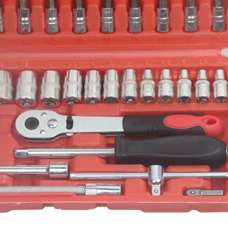 ชุดเครื่องมือ บล็อกชุด ประแจ ชุดบล็อก 46 ชิ้น ขนาด 1/4 Socket Set ชุดเครื่องมือช่าง ชุดประแจซ่อมรถ