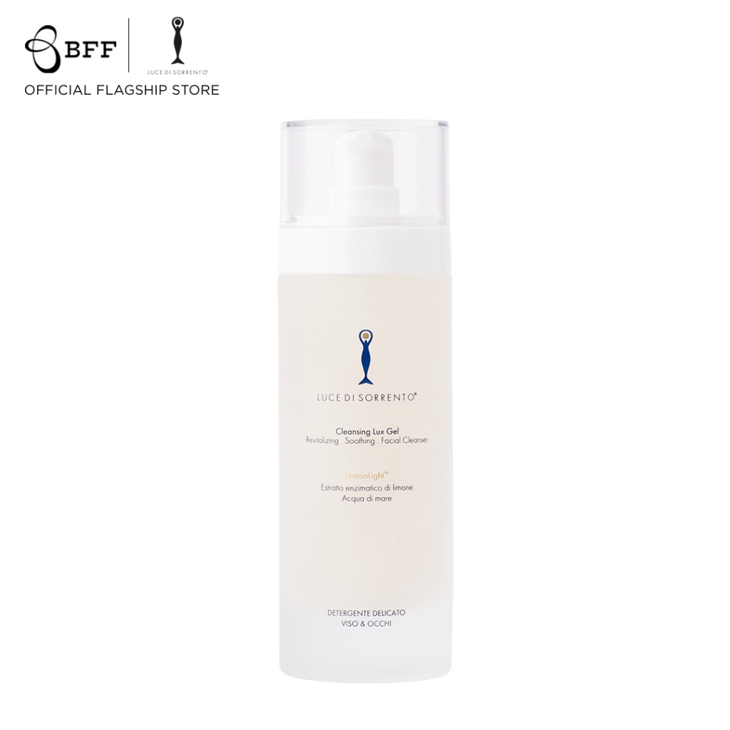 Luce Di Sorrento - Cleansing Lux Gel 100 ml. เจลทำความสะอาดผิว (เจลล้างหน้า, ผิวสะอาด, ผิวชุ่มชื้น, 