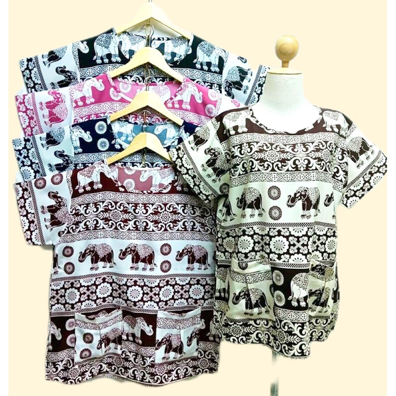 เสื้อ อก 44 นิ้ว ผ้าไหมอิตาลี เสื้อสาวอวบ ส่งไวจากไทย มีปลายทาง
