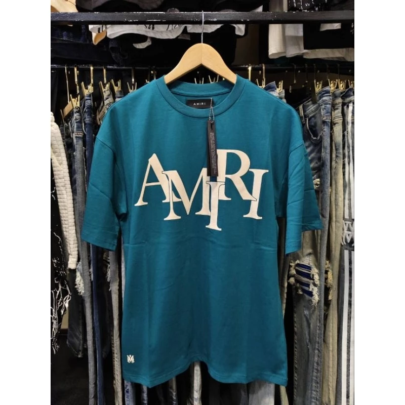 เสื้อยืด AMIRI - 112 งานจากบ้านยีนส์เจริญ งานสกรีนนูนตัวฮิต ยอดขายกว่า 15,000 ตัว